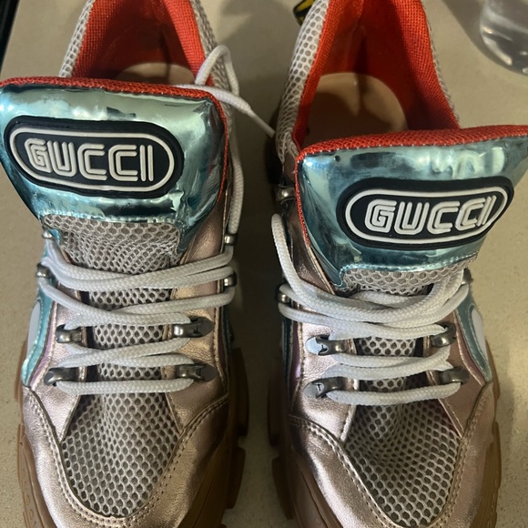 Gucci Flashtreck metallic sneakers - Picture 3 of 5